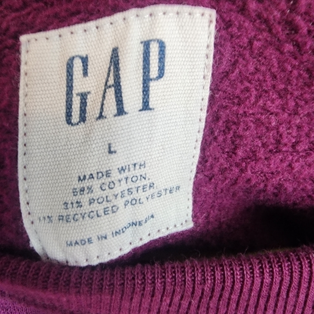 GAP Pullover Long Sleeve Crewneck Sweater Size L - Picture 4 of 5